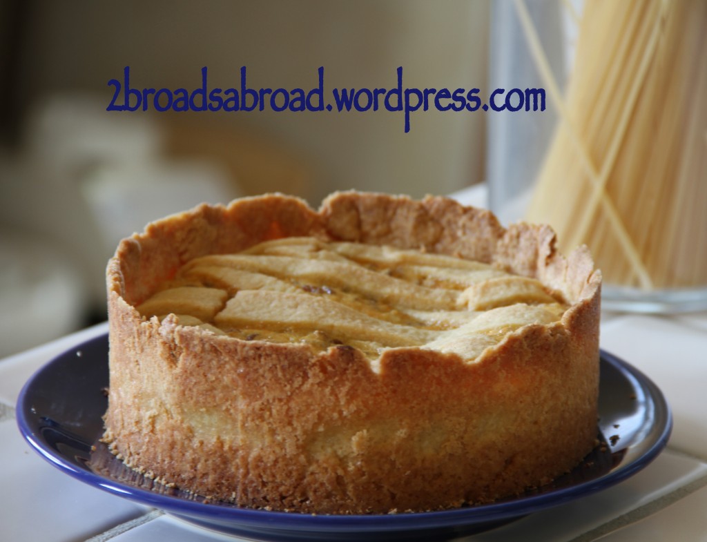 Italian Easter pie with wheat berries
