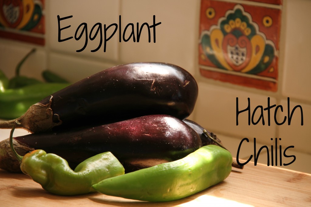 Eggplant & Hatch Chilis