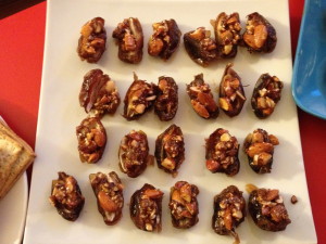 Stuffed Dates with Almonds and Honey