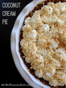 Coconut Cream Pie - My Well Seasoned Life